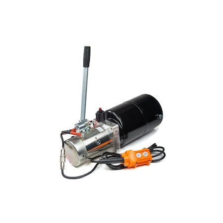 Maxim Power Unit 6 Qt Steel Tank 12 VDC, 3000 PSI, 3/8 NPT, 1.3GPM with Remote 253106